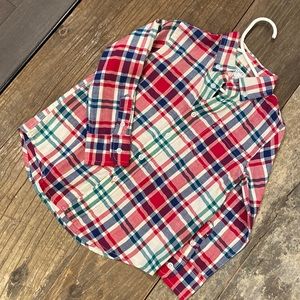 J.Crew Boys plaid button down shirt